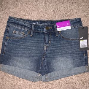 Midi shorts light wash